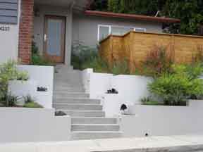 Entry Steps and Retaining Walls